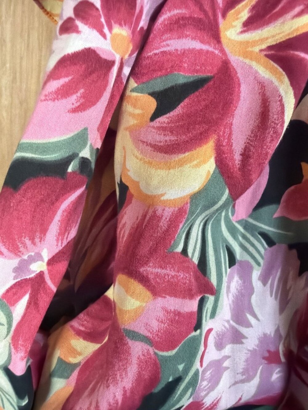 Set of 2 Vintage Hilo Hattie Hawaiian Floral MuuMuu Caftan House Dress Size XL - Picture 7 of 15